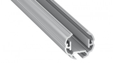 Perfil Alum. Basic Ø25x2000mm Anod. COSMO