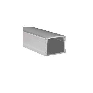 Perfil alum. Salient Anodiz 22,6x15,5x2000mm Semi-Opal NISA