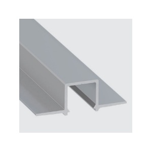 Perfil Linha Basic Encastre Gesso N/Anodizado
