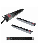 Plot Rowo 8 Schuko 19 "16a with protection and cable 1u