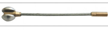 PONTA DE MOLA DE ACERO FLEXÍVEL CON GUIA DE RODA DE DESLOCAMENTO DE 20MM 6M/M 78. M-5