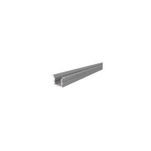 PRO010-A – Projekt-Aluminiumprofil, 2 m, eloxiert. Grau