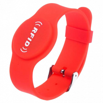 Pulsera de proximidad - ID poner radiofrecuencia - EM pasivo: Color rojo - Bajo frecuencia 125 khz - Cinturón ajustable poner agujas - Máximo seguridad