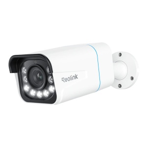 Reolink Câmara Bullet IP 8MP PoE - 8MP (3840 x 2160) @ 25FPS - PoE / Luz LED - Zoom óptico 5X - Áudio bidirecional / ranhura para MicroSD - Apta para exterior