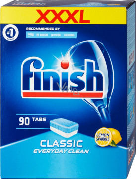 RN-4398 - DETERGENTE MÁQUINA LOIÇA FINISH PASTILHAS CLASSIC LIMÃO 90 DOSES