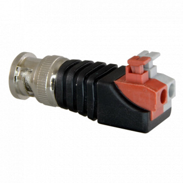 SAFIRE - Connecteur BNC masculin facile - Sortie + / 2 bornes - 40 mm (FO) - 13 mm (AN) - 12 g