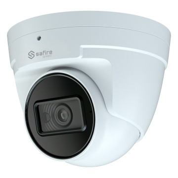 Safre Smart - Turret 4 dans 1 Range E1 - 2 MPX (1920x1080), 1/2,8 "CMOS Starlight - 2,8 mm Lens | IR Plage 30 M - WDR, HLC, BLC, AGC | HDTVI COAXIAL AUDIO - IP67 STAPPORINGINGHING