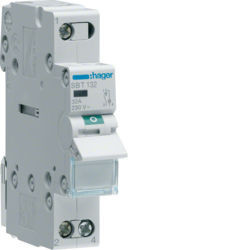 SBT132 - Mod. Luminous 1p 32A HAGER EAN: 3250615511669