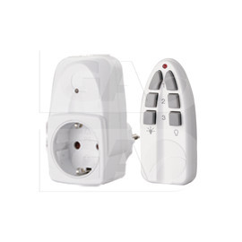 Set Radio Command + 1XTomada Schuko 1000W Max 25m