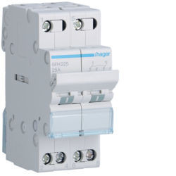 SFH225 - Modular Wechselrichter S/Punkt Null, 2p 25a Hager EAN: 3250615510815