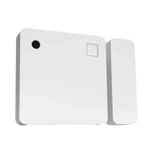 Shelly BLU Door/Window ZB Branco - Deteta a abertura e o fecho instantaneamente - Sensor de inclinação para janelas basculantes - Bluetooth / Zigbee / Sensor de luminosidade - Bateria de longa duração (CR2032) - Compatível com a Alexa e o Google