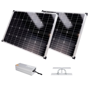 Sistema autónomo de fornecimento de energia para CCTV - 2x Painel solar de 150W - Bateria LiFePo4 1920Wh (150Ah) MPPT integrado - Saída 12/24 VDC - RS-485 para comunicação