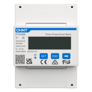 Smart Meter Anker Solix - Trifásico | Bidirecional - Compatível com o inversor ASOX-H8K - Montagem em carril DIN - Precisão Classe B