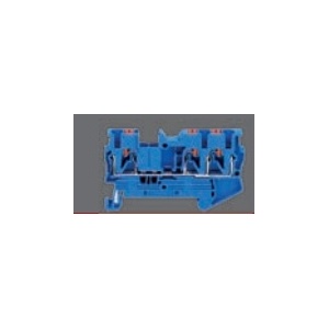 SOFLIGHT - SL-BD2225PI-B - Borne Calha DIN Push-in Duplo Linha 0,2-2,5mm 800V/31A Azul