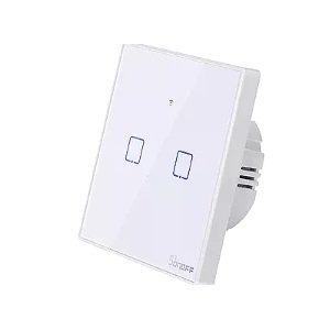 Sonofft2c -tx - épée (2 gang) T2 Smart Wifi + Rf Touch in Flash - Blanche-Neige