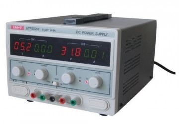 Stromversorgungsversorgung Reg. 2x 0 ~ 32V 0 ~ 5a C/ Dup. Anzeige - Uni -t