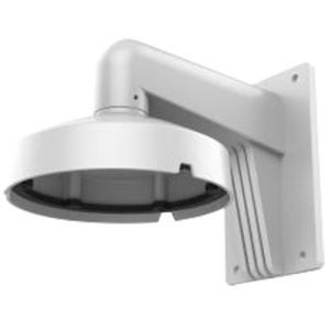 Suporte de parede - Apto para dome - Apto para uso no exterior - Cor branco - Passador de cabos