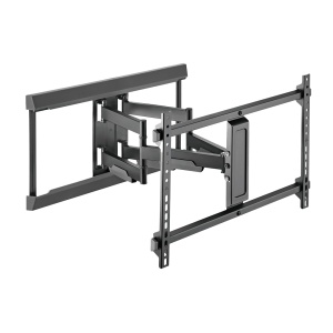 Suporte de parede com braço - Peso suportado 60Kg - VESA 600x400mm - Distância à parede de 63 ~ 536 mm - Inclinação +5º ~ -10º - Giro +60º ~ -60º