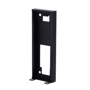 Suporte para controlo de acesso - Específico para Akuvox AK-A08x - Medidas: 140 (Al) x 50 (Lg) x 14 (Pf) mm - Fabricado em aço galvanizado - Montagem na superfície - Fácil instalação