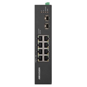 Switch Hikvision Not Herm Industrial Poe - 8 portes Ethernet RJ45 Gigabit +2 SFP Gigabit - 8 Ethernet Poe + 802.3af / AT - Jusqu'à 30W Po Poe - jusqu'à 240W Poe Poe - Robusta Aluminium Box Box Box Box Box Box Box Box Box Box Box Box Box Aluminium