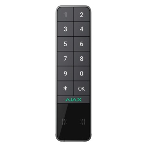 Teclado para exterior IP66/IK08 com leitor RFID - Ativação/desativação total ou em grupo - Autenticação: códigos, leitor RFID ou Bluetooth - Indicação sonora e LED - Controlo dos cenários de automatização - Certificado grau 2