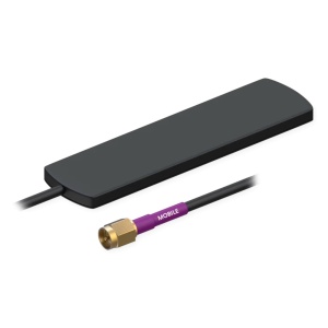 Teltonika - Antena 4G adesiva - Frequência 824-960 e 1710-2170MHz - Conector SMA Macho - Impedância 50 ohms - Cabo RG174 3 metros de comprimento