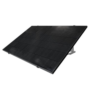 TSUN Kit Solar Pop Up - Panel Full Black 400W - Microinversor M400 400W - Suporte para instalação no chão - Ligação WiFi através de Smart Plug - Permite conectar até 11 kits em conjunto