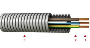 TUBO ANELADO D-16 PRÉ-CABLADO 3G1,5