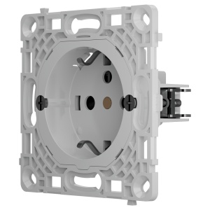 Type de sortie de base vertical F - Source d'alimentation 250 V AC 50/60 Hz - jusqu'à 3,6 kW (charge résistive à 250 V) - Protection contre la poussière et les éclaboussures - Anti-introduction objet - Sans télécommande