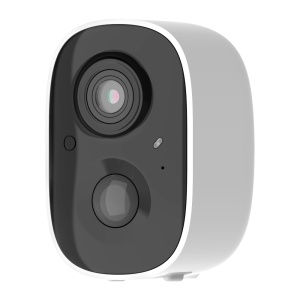 VicoHome Exterior 3Mpx Wifi alimentado por bateria - Sensor PIR / Deteção inteligente (nuvem) - Luz de dissuasão / Bateria 5200 mAh - Lente 3.3mm 110°/ IR7m/ LED branco - Áudio bidirecional / slot SD - VicoHome e aplicações Cloud / Alexa