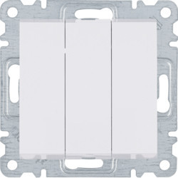 WL0070 - Lumina - Triple Switch, White Hager EAN: 8694407000279