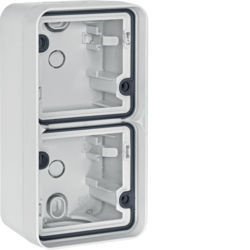 WNA686B - Cubyko - Cx. saliente x2 vertical IP55, BRC HAGER Ean:3250617175869