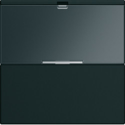 WXD002N - galería 2M Llave c/ puerta-ETIQ., negro HAGER Ean:3250617195676