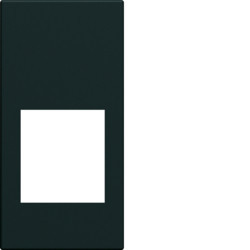 WXD201N - gallery 1M Espelho VDI, preto HAGER EAN:3250617190671