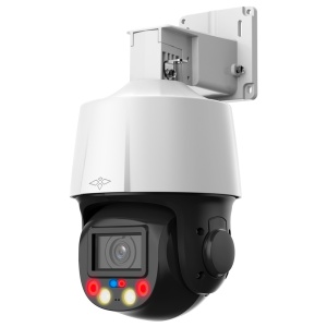 X-Sécurité Chambre IP PTZ 4 Range MPX Pro - Lentille varifocale 2,7 ~ 13,5 mm (Zoom optique 5x)) - Dual Light | Plage IV 50 m | Lumière blanche 30 m - IV (protection du périmètre) | SDM 3.0 - Détection du visage | Suivi automatique - IP66 | Audio | Alarmes | Poe + | MicroSD