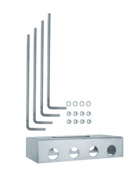 XEVA140 - Support de kit plein d'esprit pour le rect de piédestal. Hager Ean: 4012740990295