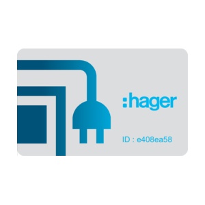XEVA410 - Kit 3 Admin de carte RFID Hager Ean: 4012740990561