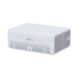 Youkey Hub - Até 16 câmaras - Wi-Fi | Bluetooth | Cabo - 16GB Armazenamento interno - Altifalante | Ventoinha | Botão de reset -