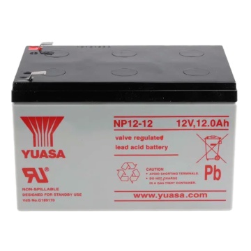 YUSA NP12-12 - Rechargeable battery - AGM Acid Technology - Capacity 12 AH / 12 V - 98 x 151 x 97.5 / 4050 g - For backup or direct use