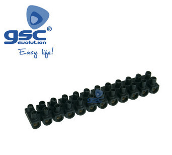 001000113 - 8436021941138Pacote de 10 Tiras de Conexión 25 mm2 - Negro