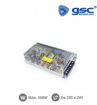 001504576 - 8433373045767Fonte de alimento de cinta LED em 24V 100W