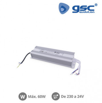 001504581 - 8433373045811 ALIMENTATION DU RACE DE LED EN 24V 60W IP67