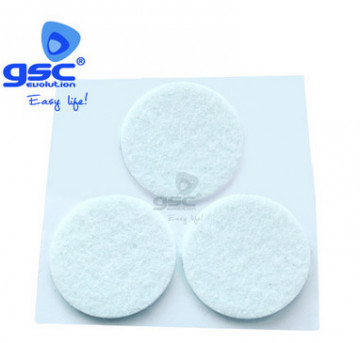 003802756 - 8433373027565 3 FELTROS Round Stickers Ø42mm - White