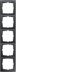 10159949 - S.1 - quadro x5, antracite mate HAGER EAN:4011334360452