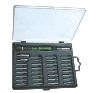 104002 - Variété de tournevis électroniques 33 PCS. 1un
