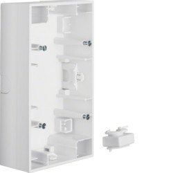 10427009 - K.1/K.5 - caixa superfície x2, branco HAGER EAN:4011334267478