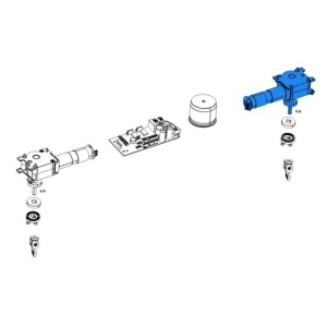 119RID392 - - GRUPPO MOTORIDUTTORE DX VOLARE