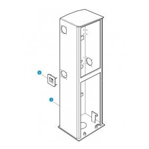 119RIG069 - 8050456035257 - Cabinet de barrière en acier inoxydable G4001