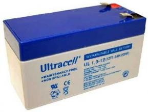 12 -V -Blei -Batterie 1,3AH (97x43x52 mm) - Ultracell