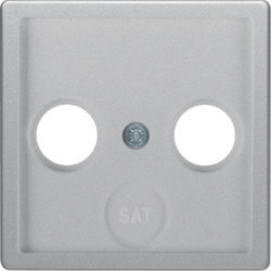 12036084 - Q.x - Mirror TV 2/3 Exits, Aluminium Hager EAN: 401133443087